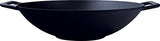 Cast Iron Shallow Concave Wok, Black - by Utopia Kitchen