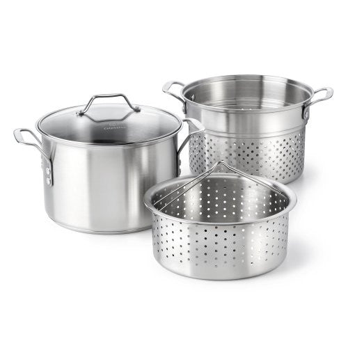 Stainless Steel Stockpot with Colander Insert