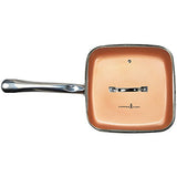 Copper Chef Square Fry Pan with Lid, 9.5 inch