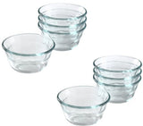 Pyrex Bakeware Clear Custard Cups, Set of 8, 6-Ounce