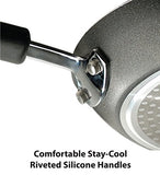 T-fal E93808 Professional Total Nonstick Thermo-Spot Heat Indicator Fry Pan, 12.5 Inch, Black