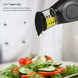 Olive Oil Dispenser Bottle - 17 Oz Oil Bottle Glass with No Drip Bottle Spout