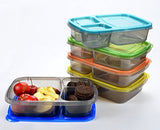 Compartment Portion Bento Box Food Container with Ice pack