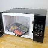 15-Pack 3 Compartment Bento Lunch Boxes with Lids