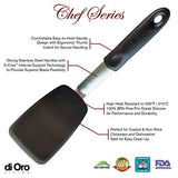 Chef Series FLEX Standard Silicone Spatula 600F Heat-Resistant Flexible Silicone Turner Spatula