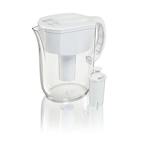 Brita 10 Cup Everyday Water Pitcher with 1 Filter, BPA Free, White