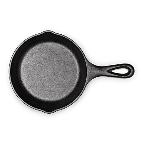 Simple Chef Cast Iron Skillet 3-Piece Set For Frying,Saute,Cooking,Pizza &  More