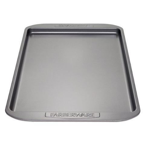 Farberware Nonstick Bakeware 11-Inch x 17-Inch Cookie Pan, Gray