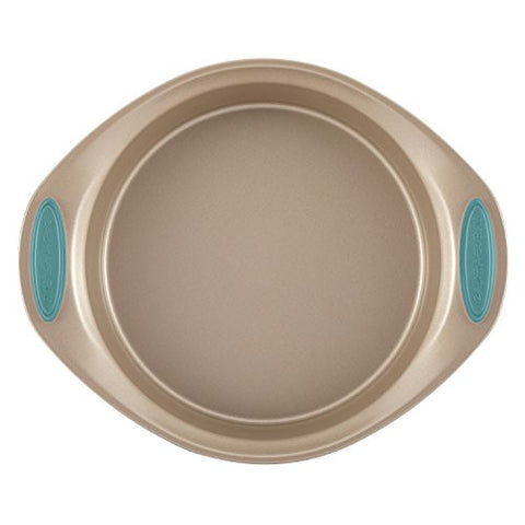 Rachael Ray Cucina Nonstick Bakeware 12-Cup Muffin / Cupcake Pan, Latte  Brown, Agave Blue Handle Grips - Bed Bath & Beyond - 13219274