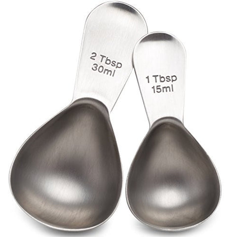 Coletti COL105 Coffee Scoop, 1 Tablespoon & 2 Tablespoon Set – Kitchen Hobby