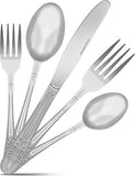 Flatware Set - Sterling Quality - Royal Cutlery - Multipurpose Use for Home, Kitchen or Restaurant (20 Pc Flatware Set) - by Utopia Kitchen