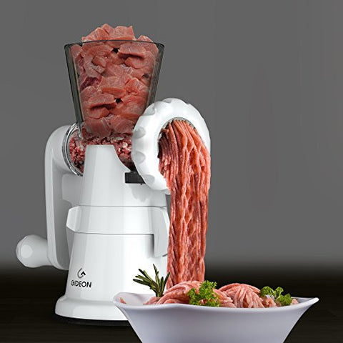 Hand Crank Manual Meat Grinder with Powerful Suction Base