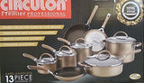 Circulon Circulon Premier Professional 13-piece Hard-anodized Cookware Set