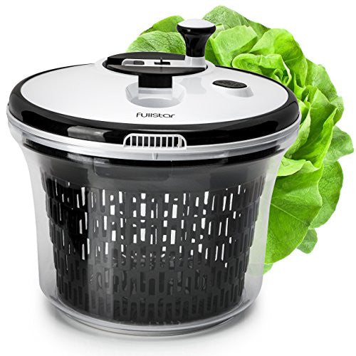 Large Salad Spinner with Drain, Bowl, and Colander