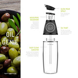 Olive Oil Dispenser Bottle - 17 Oz Oil Bottle Glass with No Drip Bottle Spout