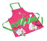 Curious Chef TCC50186 11-Piece Kids' Chef Kit, Pink/Green
