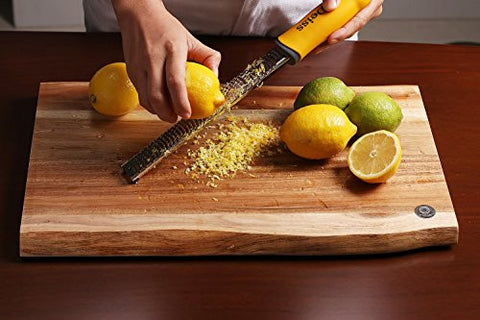 Lemon Zester & Cheese Grater,Stainless Steel Food Grater Slicer, for  Parmesan,Ginger,Nutmeg,Garlic,Chocolate,Fruits Kitchen Tool