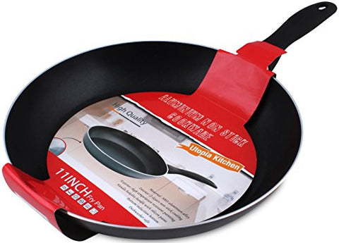 Induction Bottom Aluminum Nonstick Frying-Pan Grey Fry Pan - 11