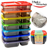 Compartment Portion Bento Box Food Container with Ice pack